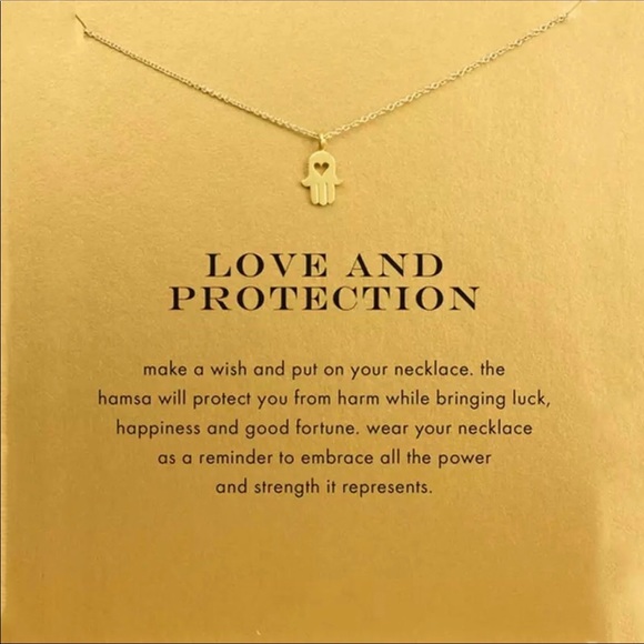 Jewelry - SOLD Brand New Love and Protection Pendant Necklace